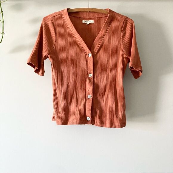 Madewell Pointelle Cardigan‎ M - Picture 1 of 4